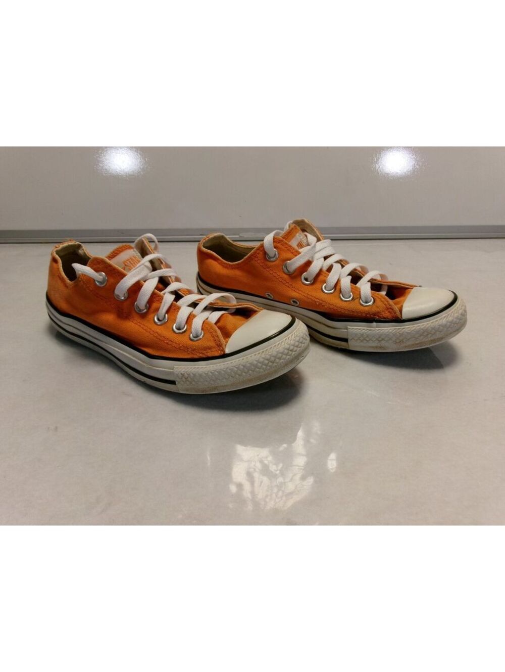 Converse All Star Low Top Orange Sneakers Men's 5 Women's 7